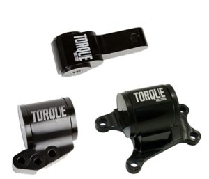 Mitsubishi Evolution Engine Mounts - Torque Solution - Billet 3 piece mount Kit, 6 Speed Transmission - `01-`06